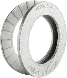 Produktbild: Nord-Lock® Keilsicherungsscheiben, Paar mit radialen Rillen auf Innenseite