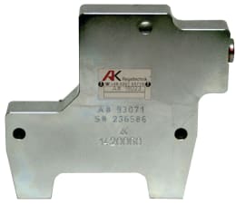 Technische Zeichnung: Endplatte 154 x 137 x 22 mm für Bosch System SB 23 LS -TG-, Traktor Deutz-Fahr Agrotron
