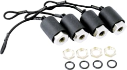 Set: PTG Aufschraubkupplung Standard VG12 4 St. für Reifenfüll- und Schnellentlüftungsset Airbooster®