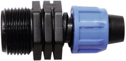 Produktbild: NETAFIM™ Verbinder gerade Rohranschluss x Außengewinde zöllig, Twist Lock, für dünnwandiges Tropfrohr