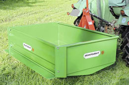 Produktbild: Düvelsdorf Heckcontainer mechanisch, mit Schürfleiste, pulverbeschichtet