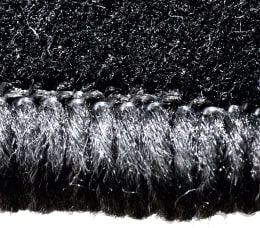Produktbild: Fußmatte Velours schwarz, gekettelt, für Traktoren und Baumaschinen