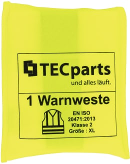 Produktbild: Warnweste neongelb in Einheitsgröße