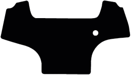 Produktbild: Fußmatte Velours schwarz, für Deutz-Fahr Traktor Serie 6, 7 TTV, Bj. 12 – 16