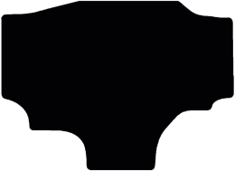 Produktbild: Fußmatte Velours schwarz, für Deutz-Fahr Traktor Agroxtra, ab Bj. 90