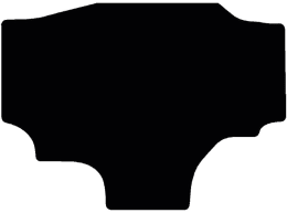 Produktbild: Fußmatte Velours schwarz, für Deutz-Fahr Traktor Agroprima, ab Bj. 89