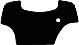 Produktbild: Fußmatte Velours schwarz, für Lamborghini Traktor Nitro, ab Bj. 13