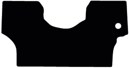 Produktbild: Fußmatte Velours schwarz, für McCormick Traktor Serie X 50, Tier 4i, ab Bj. 13