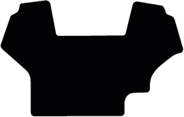 Produktbild: Fußmatte Velours schwarz, für Steyr Traktor 9000, ab Bj. 94