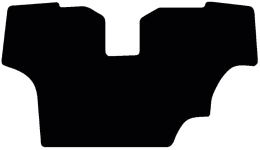 Produktbild: Fußmatte Velours schwarz, für Fendt Traktor Favorit 500, Bj. 93 – 00
