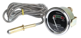 Produktbild: Temperaturanzeige Ø 52 mm, mechanischer Fühler (Kapillarrohr), für Kühlwasser Traktor David Brown