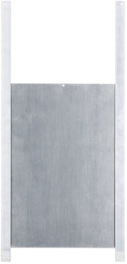 Produktbild: KERBL Hühnerklappe mit Aluminiumschienen und Klappe aus Metall für Geflügelställe