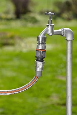 Produktbild: GARDENA Premium Schlauchverbinder 13 mm (1/2''), 15 mm (5/8) G 1/2 AG für Schlauchanfang