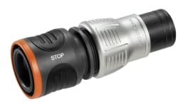 Produktbild: GARDENA Premium Wasserstop 13 mm (1/2''), 15 mm (5/8) für Anschlussgeräte am Schlauchende