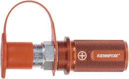 Produktbild: Kennfixx® Hydraulik-Handgriff braun +, BG 03, Stecker M 22 x 1,5 IG, Schlauch 1/2 IG