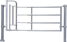 Produktbild: Patura Abtrennung R4, 345 – 445 cm, mit Personenschlupf, 4 Horizontalstreben