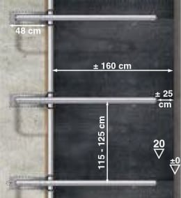 Produktbild: Patura Liegeboxenbügel Classic
