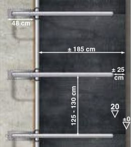 Produktbild: Patura Liegeboxenbügel Classic