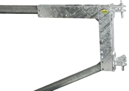 Produktbild: Patura Montagerahmen für die Montage von Abtrennungen R2LB an Liegeboxenbügeln mit 60 mm Rohrstärke