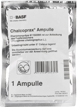 Produktbild: BASF Pheromon Chalcoprax® für Anlockung und Fang des Kupferstechers (Pityogenes chalcographus), 1 St.