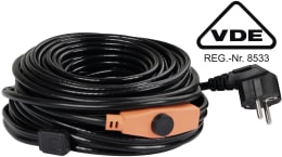 Produktbild: KERBL Heizkabel 230 V, für Rohrleitungen, mit Thermostat