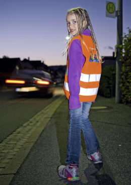 Produktbild: Rolly Toys® Kinderwarnweste RollySafety Vest, Einheitsgröße, für Mädchen und Jungen