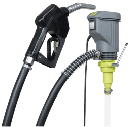 Produktbild: Dieseltankanlage mit Elektro-Pumpe, Zapfpistole und Schlauch