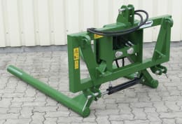Produktbild: Düvelsdorf Rundballengabel Solo hydraulisch verstellbare Zinken, Dreipunktanbau Kat. 2, Euro-Aufnahme