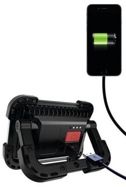 Produktbild: KUNZER Akku-LED-Arbeitsscheinwerfer 400 lm, 800 lm, Li-Ion-Akku 3,6 V/5 Ah