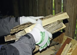Lifestyle: Keron Winterhandschuhe Eco-Wood Ziegenleder, Molton (Fütterung), Fallschirmseide (Handrücken)