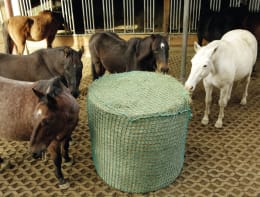 Lifestyle: KERBL Heunetz für Rundballen, Maschenweite 45 x 45 mm, zur Bodenablage