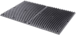 Produktbild: KERBL Kratzmatte 600 x 400 mm zur Wandmontage, Säulen, Pfähle, Eckmontage, 32689