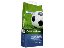Produktbild: Sir Graham Freizeitrasen Rasensamen Spielrasen 3 kg Sack 120 m²