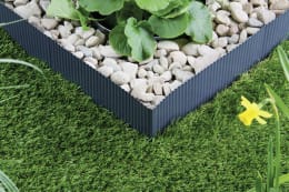 Lifestyle: bellissa Rasenkantenband kleine Welle Stahlblech anthrazit
