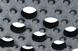 Produktbild: Kraiburg Ringloch-Gummimatte Lomax 175 x 110 x 2,4 cm