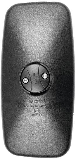Produktbild: Außenspiegel SK 386, 185 x 385 mm, mit Weitwinkelspiegel unten, universal für Ø Spiegelarm 16 – 28 mm