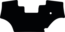 Produktbild: Fußmatte Gummi schwarz, für Kubota Traktor M 4000, M 5000