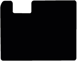 Produktbild: Fußmatte Gummi schwarz, für JCB Teleskoplader 527.58 Agri, ab Bj. 14