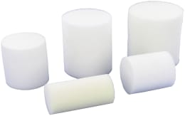 Produktbild: Milchrohr-Reinigungsschwamm Ø 50 mm, Länge 80 mm, gelb, ohne Beschichtung
