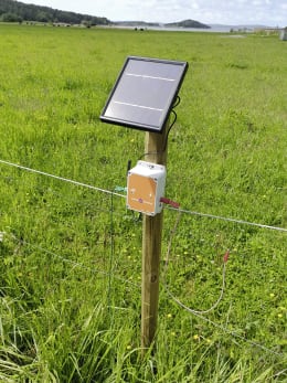 Lifestyle: LUDA.FARM Solarladegerät 3 W, für die autarke Stromversorgung Zaunsensor FenceAlarm