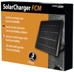 Produktbild: LUDA.FARM Solarladegerät FCM 3 W, für die autarke Stromversorgung von FarmCam Mobility, Mobility S, 360, 360S