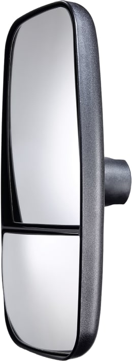 Produktbild: Außenspiegel SK 386, 185 x 385 mm, mit Weitwinkelspiegel unten, universal für Ø Spiegelarm 16 – 28 mm