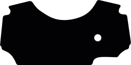 Produktbild: Fußmatte Gummi schwarz, für Same Traktor Explorer Stage 4, ab Bj. 17