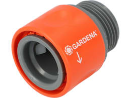 Produktbild: GARDENA Übergangsschlauchstück Gewinde G 3/4 AG für 26,5 mm (G 3/4 IG) Gewinde