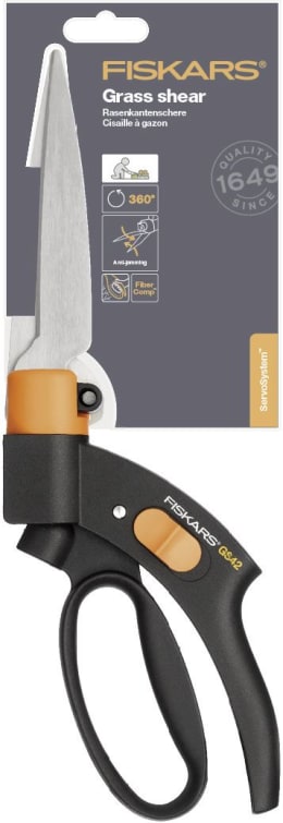 Produktbild: Fiskars Rasenkantenschneider Grasschere Servo-System GS42 GS42 Länge 320 mm