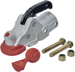 Produktbild: TRAILER POOL Kugelkupplung AK 351 Profi abschließbar, Soft-Dock, Rohr 60 mm rund, 3.000 kg/350 kg, für AL-KO