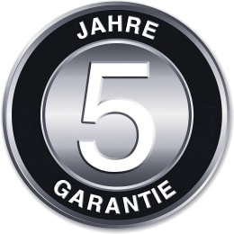 Produktbild: Garantiesiegel mit 5 Jahre Garantie