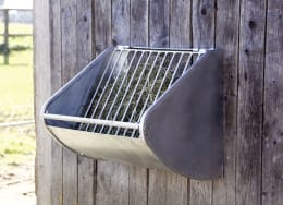 Produktbild: KERBL Heuraufe 60 x 53 x 47 cm, Fassungsvermögen 90 l, Wandmontage, für Pferde