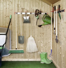 Lifestyle: Bruns Gerätehalterset für Wandmontage