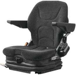 Produktbild: Staplersitz Tecthrone Medium Air 80, luftgefedert, Stoff, schwarz